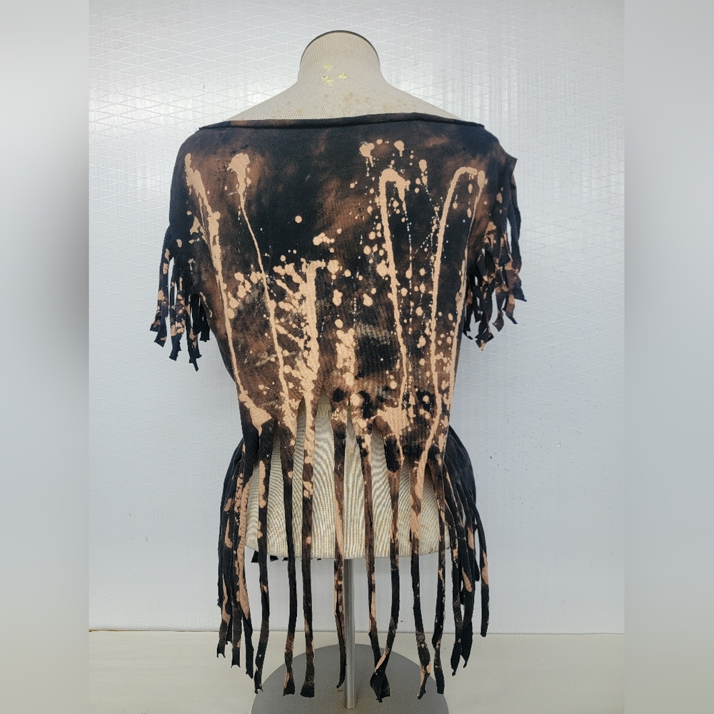 Elvis Presley Fringe Tee Upcycled Retro Band Merch - Picture 3 of 10